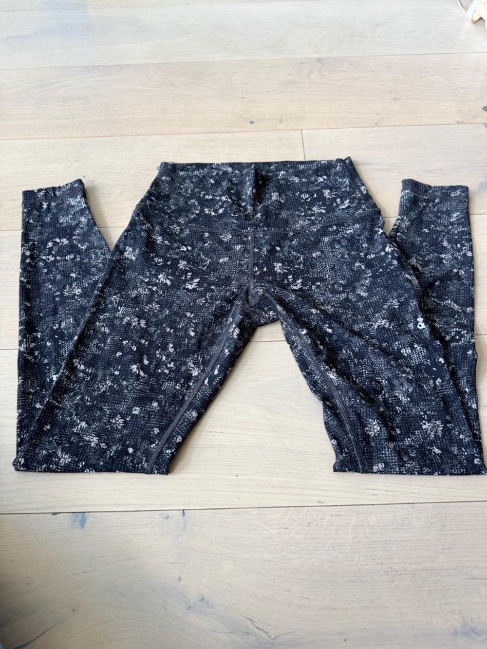 lululemon athletica Black with White Fleck Kids Leggings